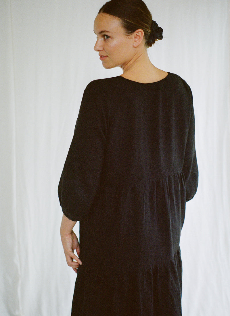 Mars Long Sleeved Tiered Dress