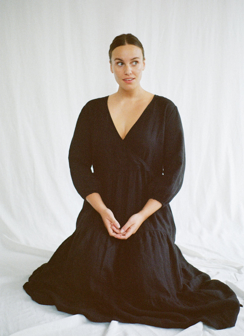 Mars Long Sleeved Tiered Dress