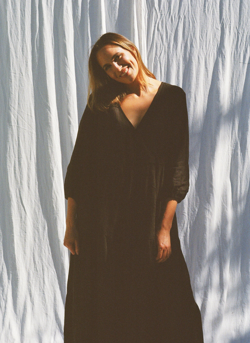 Mars Long Sleeved Tiered Dress