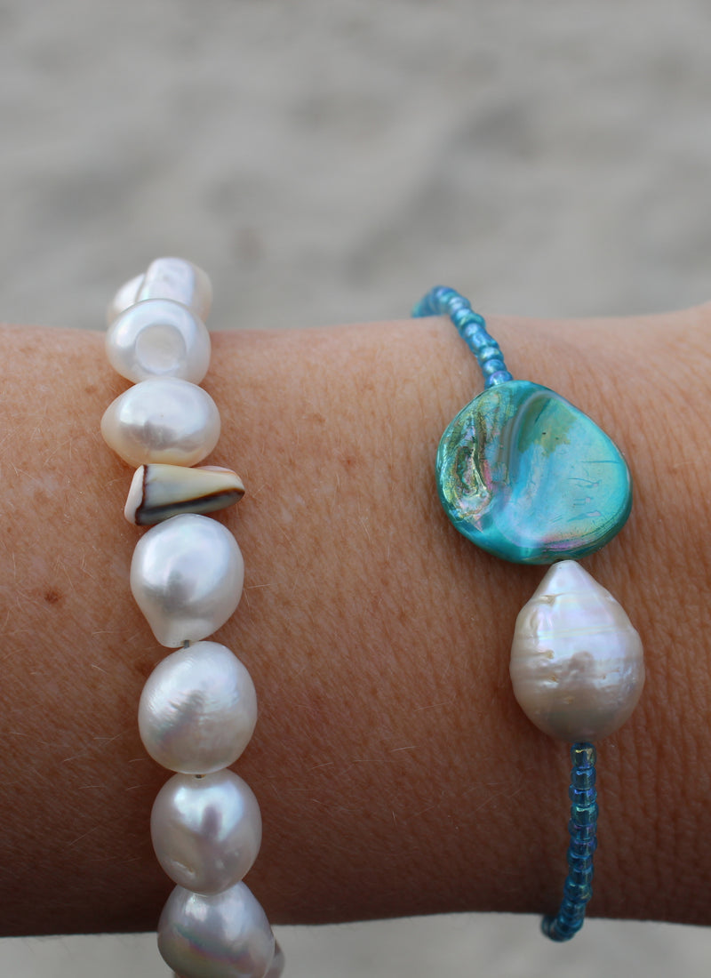 Pearl Bracelet - Seashell
