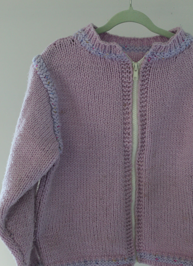 Wool zip-up - Girls 4-5